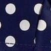 navy w/ white polka dot