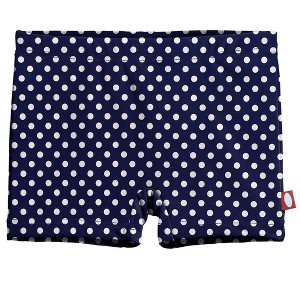 City Threads USA-Made Girls UPF 50+ Printed Swim Boy Shorts - 1 of 4