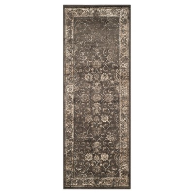 2'2"x6' Runner Matilde Vintage Inspired Rug Soft Anthracite - Safavieh
