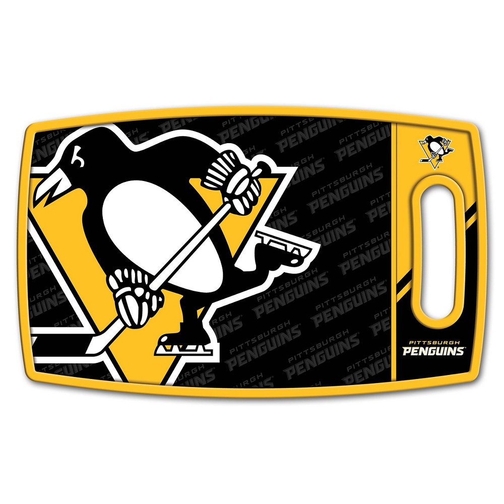 Photos - Chopping Board / Coaster NHL Pittsburgh Penguins Logo Series Cutting Board