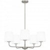 Quoizel Lighting Gallagher 5 - Light Chandelier in  Brushed Nickel - 4 of 4