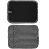 Home Mart Goods Black Heat Resistant Thick Soft Quilted Lining Kitchen Oven Pot Holders With Neoprene and Cotton Non-slip - 2 Pack - 3 of 4