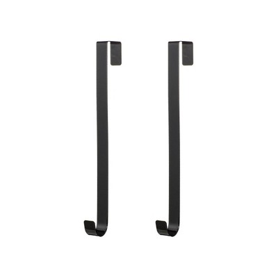 Sullivans Wreath Hanger Set of 2, 14"H Black