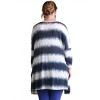 Women's Tie Dye Striped Tunic - umgee - 3 of 3
