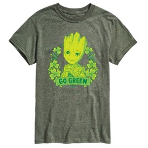 Men's - Marvel - Groot Go Green St. Patricks Day Short Sleeve Graphic T-Shirt - 1 of 4