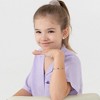 Girls' Multicolored Bezel Heart CZ Bracelet Sterling Silver - In Season Jewelry - 2 of 4