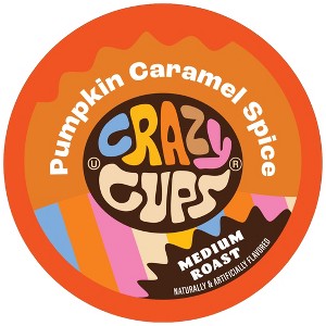 Crazy Cups Pumpkin Caramel Spice Flavored Coffee Pods - 1 of 2