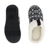 Isotoner Women's Heritage Fairisle Knit Hoodback Slipper - image 3 of 4