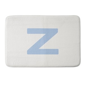 Deny Designs April Lane Art Block Monogram Memory Foam Bath Mat - 1 of 4
