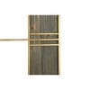 30" Square Wood Finish and Trim Wall Clock Gold  - Storied Home - 4 of 4