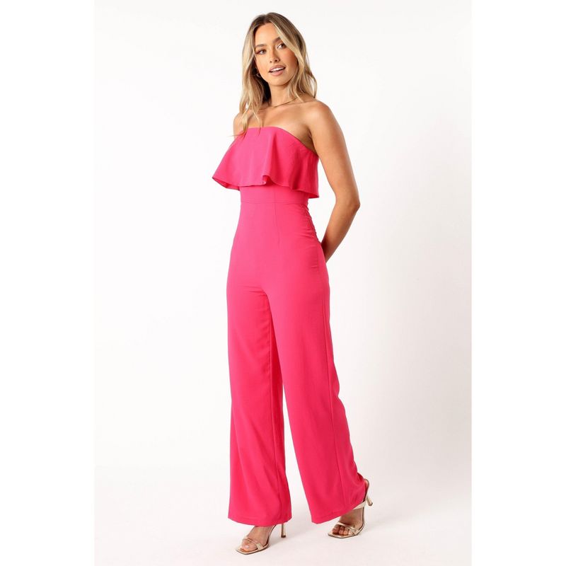Petal and Pup Womens Annabella Strapless Jumpsuit, 2 of 6