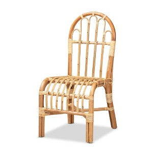 Athena Rattan Chair Natural - bali & pari - 1 of 4