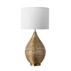 nuLOOM Barlow 26" Wire Table Lamp Lighting - Gold 26" H x 13" W x 13" D - 1 of 4