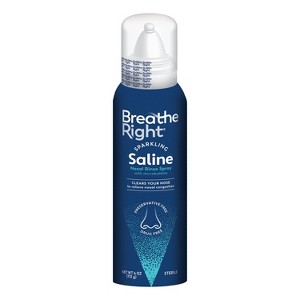 Breathe Right Sparkling Saline Spray Nasal Dilator