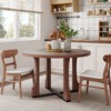 Lirago Rectangular Farmhouse Dining Table in Classic Brown 30.5"H x 48"W x 48"D - 2 of 4