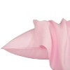 2 Pack 500 Thread Count Cotton Envelope Toddler Pillowcases, Ultra Soft Travel Pillow Cases - NTBAY - 4 of 4