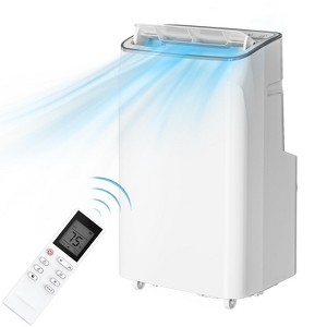 14,000 BTU Portable AC - Cools 750 sq. ft, Built-in Dehumidifier & Fan w/Remote, Window Kit, 24H Timer - 1 of 4