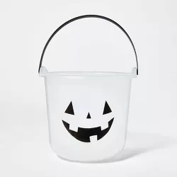Glow in the Dark Pumpkin Stackable Halloween Trick or Treat Pail - Hyde & EEK! Boutique™