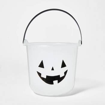 Glow in the Dark Pumpkin Stackable Halloween Trick or Treat Pail - Hyde & EEK! Boutique™