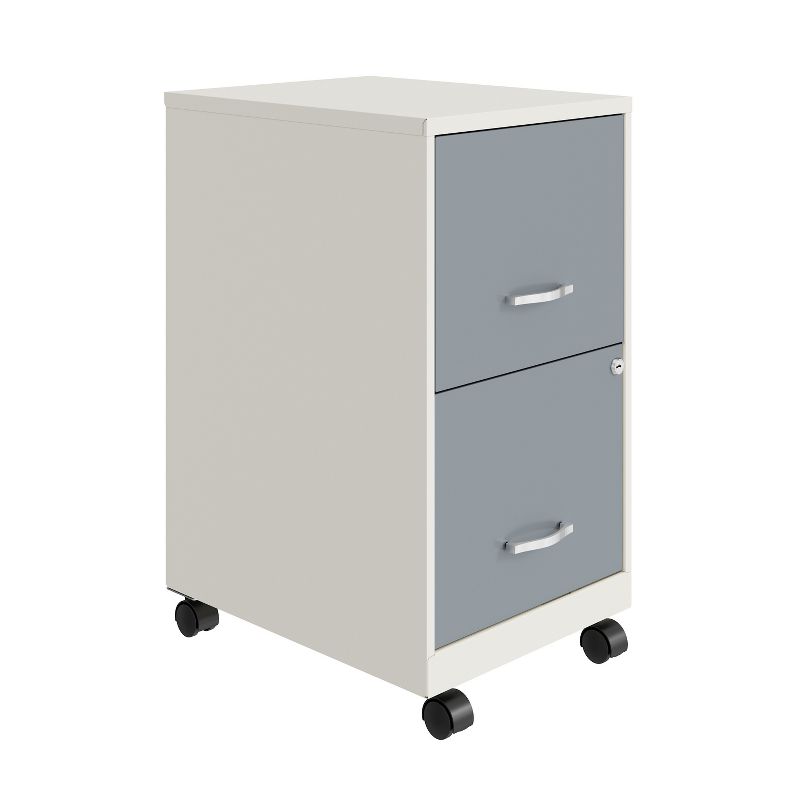 Space Solutions 18" Deep 2-Drawer Letter Width Vertical File Cabinet, 1 of 11