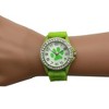 Olivia Pratt Every Day Silicone Paw and Rhinestones Colorful Women Watch - 4 of 4