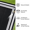 Outdoor Plastic Straw Rug Waterproof Outdoor Rug Reversible Plastic Camping Rugs for Patio Porch Deck Backyard Camper Balcony Picnic - 4 of 4