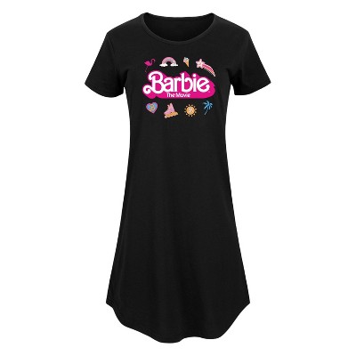 Women's - Barbie - Movie Logo Icons Graphic T-shirt Dress