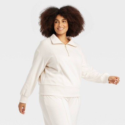 Women's Quarter Zip Sweatshirt - A New Day™