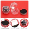 Unique Bargains Clear Plastic Foam Insert Jewelry Box Jewelry Storage - 3 of 4