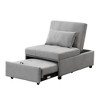 Vynxaria Folding Ottoman Sofa Bed ¨C Versatile Space-Saving Solution for Any Room - 4 of 4