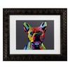Trademark Fine Art Michael Tompsett French Bulldog Gray Matted Framed Art - 2 of 4