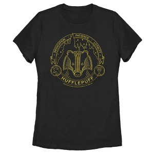 Women's Harry Potter Hufflepuff House Emblem T-Shirt - 1 of 4