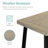 Best Choice Products 6-Person Indoor Outdoor Patio Rustic Acacia Wood Picnic Dining Table w/ Metal Legs - 4 of 4