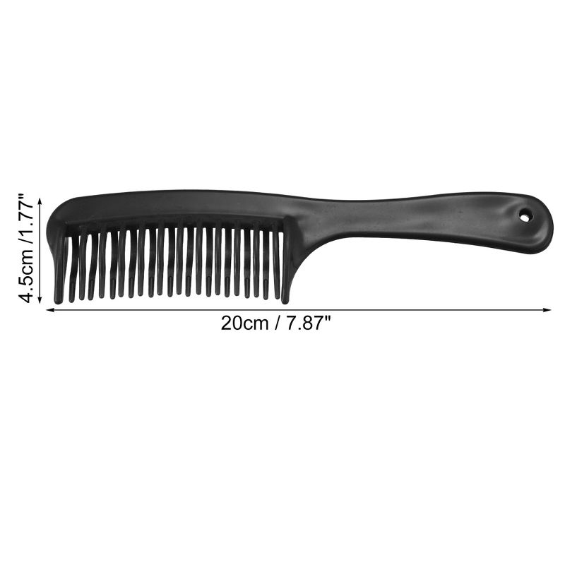 Unique Bargains Detangling Hair Comb Double Row Tooth Hair Comb Hairdressing Styling Tool for Curly Hair, 3 of 7
