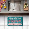 Stupell Industries Flamingo Beach Greetings Printed Anti-Fatigue Floor Mat, design by Darlene Seale, 30"x18" - 3 of 4