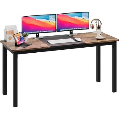 Simple Computer Desk, 63 Inch Study Writing Study Desk Workstation Simple PC Work Desks