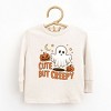 The Juniper Shop Cute But Creepy Ghost Toddler Long Sleeve Tee - 2 of 4