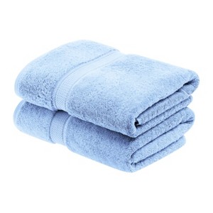 Luxury Cotton Heavyweight Ultra-Plush Bath Towel Set of 2 by Blue Nile Mills - 1 of 4