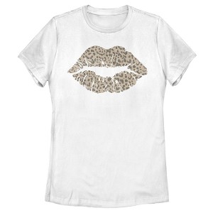 Women's Lost Gods Leopard Lips T-Shirt - 1 of 4
