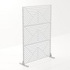 Dovelina Outdoor Metal Privacy Screen Freestanding Patio Decorative Screens - 2 of 4