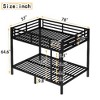 Kumasinova Metal Bunk Bed – Heavy-Duty Steel Bed Frame with 2-Side Ladders & Under-Bed Storage, Noise-Free Design Bunk Bed for Teens and Adults - 2 of 4