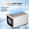 VEVOR Fried Ice Cream Roll Machine, 12.6" x 8.5" Stir-Fried Ice Cream Pan, Stainless Steel Rolled Ice Cream Maker with Compressor and 2 Scrapers - 3 of 4