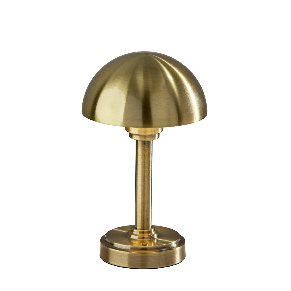Adesso Ollie Led Cordless Table Lamp Antique Brass