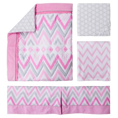 Circo 4pc Crib Bedding Set Pink Zzzz S Target Inventory