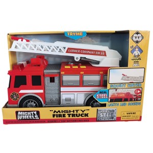 Mighty Wheels 10" Mighty Fire Truck - Lights & Sounds, Water Squirting & Ladder - 1 of 4