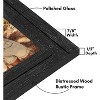 Americanflat Rustic Picture Frame with polished glass - Displays Textured Wood and Polished Glass for Wall and Tabletop - 3 of 4