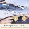 LunaLulinlk Shower Curtain with Hooks – Heavy-Duty Mold/Mildew-Resistant - 4 of 4