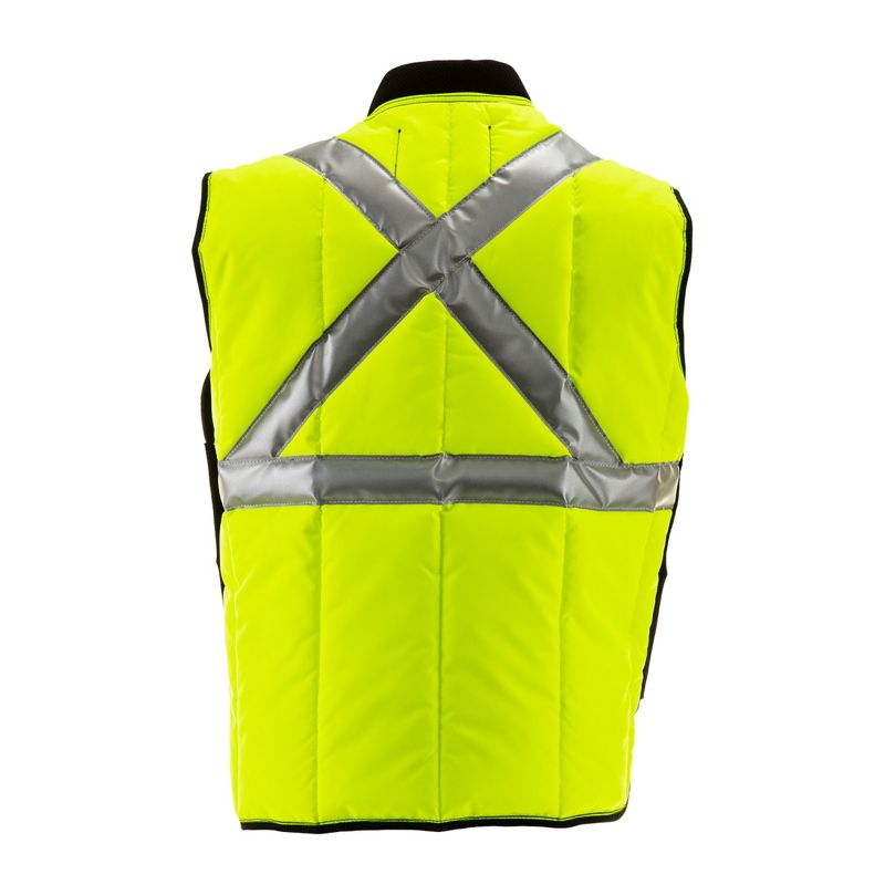 RefrigiWear Iron-Tuff High Visibility Insulated Safety Vest with Reflective Tape, 3 of 6