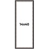 PosterPalooza | Panoramic Simple Silver Picture Frame - UV Acrylic, Foam Board Backing, Hanging Hardware - 2 of 4