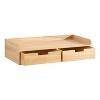 Kate and Laurel Kitt Rectangle Wood Floating Console Table, 28x12x6.5, Natural - 4 of 4